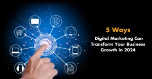 Read more about the article 5 Ways Digital Marketing Can Transform Your Business Growth in 2024